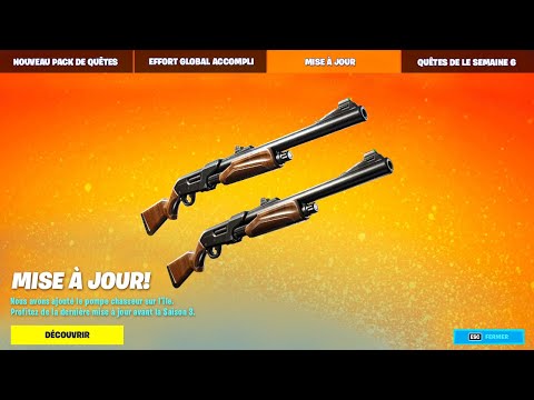 la MISE À JOUR D'AUJOURD'HUI est arrivée sur fortnite !!