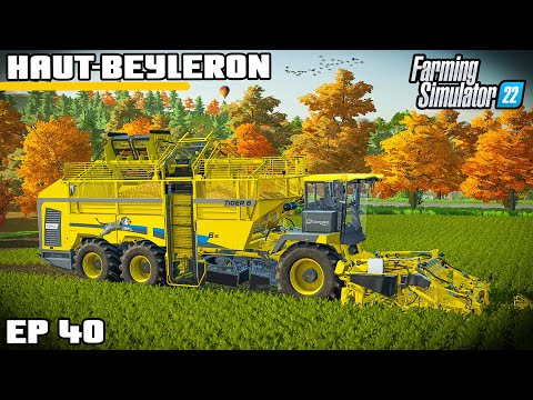 LET'S GET THIS MONSTER INTO THE BEET | Farming Simulator 22 – Haut-Beyleron | Episode 40
