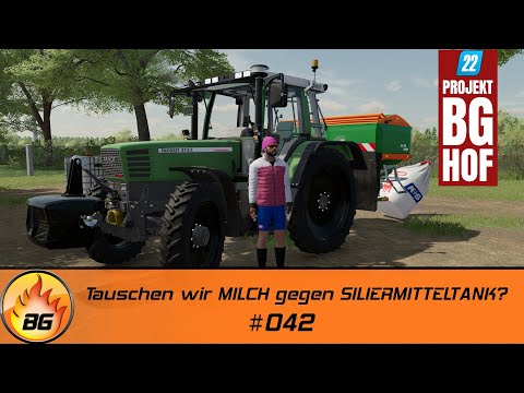 LS22 BG-Hof #042 | Tauschen wir MILCH gegen SILIERMITTELTANK? | FARMING SIMULATOR 22