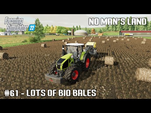 Making Bio Bales, Harvesting Sorghum – #61 No Man's Land – Farming Simulator 22