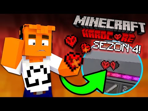 MINECRAFT HARDCORE, ale mam TYLKO 1 SERDUSZKO Sezon 4 odc 1!