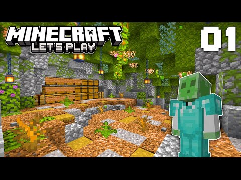 Minecraft Let's Play - Ep. 1: THE PERFECT START! (Minecraft 1.18 Caves ...