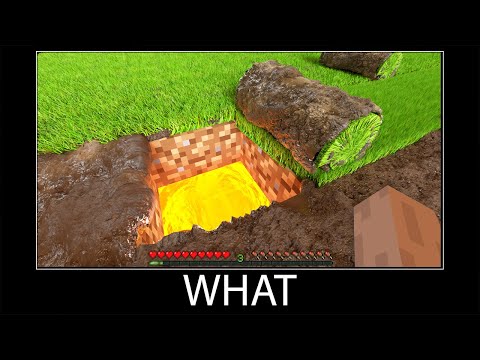 Minecraft wait what meme part 112 realistic minecraft Grass Carpet