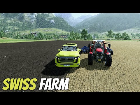 NEW COW BARN AND FIELD ON SWISS FARM | ERLENGRAT | FARMING SIMULATOR 22 #2 IN HINDI