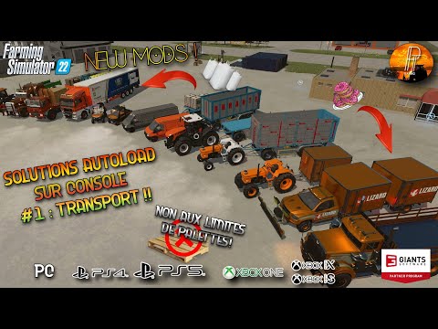 [NEW MODS FS22] #1 SOLUTIONS AUTOLOAD CONSOLE : LE TRANSPORT  [FARMING SIMULATOR 22]