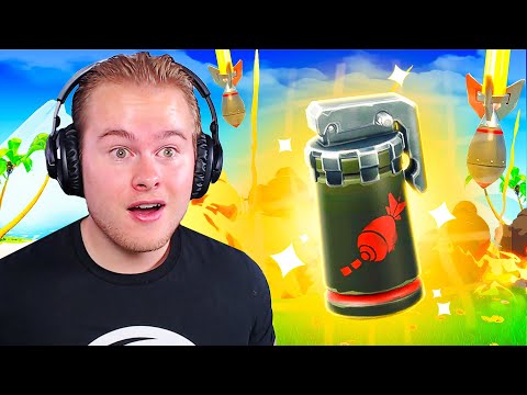 *NIEUW* DE AIRSTRIKE GRANAAT! 😱 (Fortnite Battle Royale)