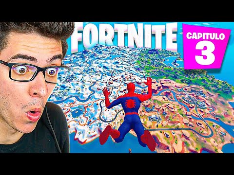 NOVO MAPA! MINHA PRIMEIRA VEZ NO NOVO CAPÍTULO DO FORTNITE!