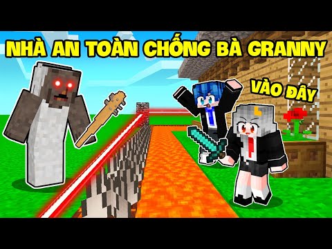 SAMMY THỬ THÁCH 24H XÂY NHÀ SIÊU AN TOÀN CHỐNG BÀ GRANNY TRONG MINECRAFT
