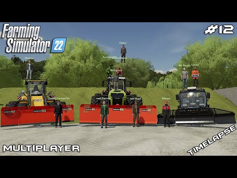 SILAGE harvest with 10 FORAGE WAGONS | Bartelshagen | Farming Simulator 22 Multiplayer | Episode 12