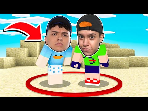 SOBREVIVA NO CÍRCULO VERMELHO NO DESERTO DO MINECRAFT!!