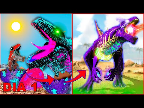 Sobrevivi 100 Dias Como Um Godzilla No Ark Survival Evolved Hardcore – O FILME 6 (DINOSSAUROS)