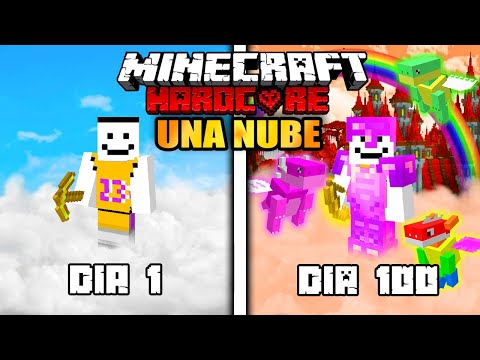 SOBREVIVÍ 100 Días EN UNA NUBE en Minecraft HARDCORE #minecraft #100dias