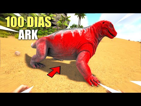 ¡SOBREVIVIENDO 100 DIAS en ARK Survival Evolved! | DIA DE TRABAJO #22