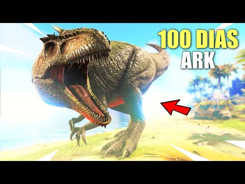 ¡SOBREVIVIENDO 100 DIAS en ARK Survival Evolved! | GIGANOTOS Y SOPAS #24