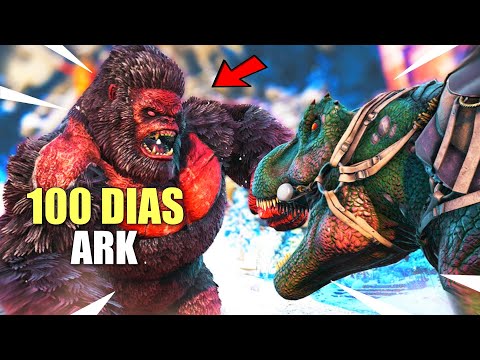 ¡SOBREVIVIENDO 100 DIAS en ARK Survival Evolved! | MEGAPITHECUS ALFA #15