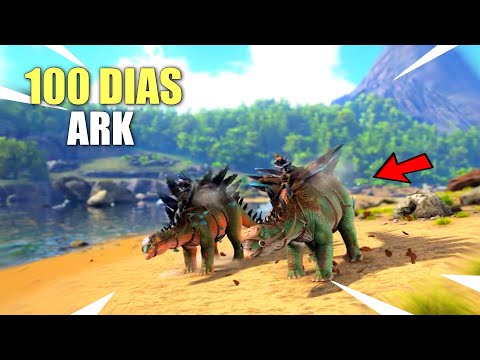 ¡SOBREVIVIENDO 100 DIAS en ARK Survival Evolved! | TAMEANDO Y CRIANDO #11