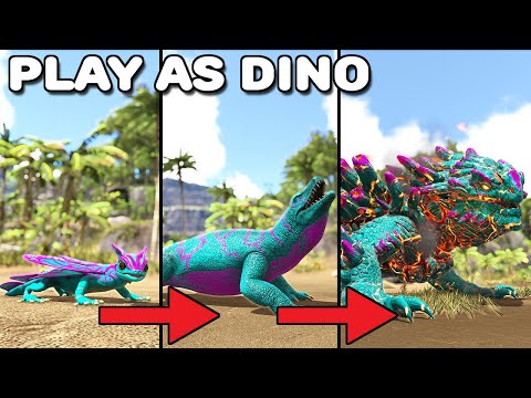 STEALING WYVERN EGGS TO EVOLVE | PLAY AS DINO | ARK SURVIVAL EVOLVED