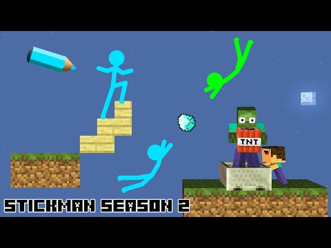 Stickman in Minecraft: Season 2 – Minecraft Animation