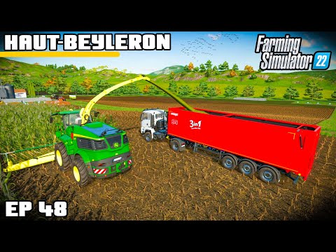 TOO MUCH SILAGE!! ADD A PIT | Farming Simulator 22 – Haut-Beyleron | Episode 48