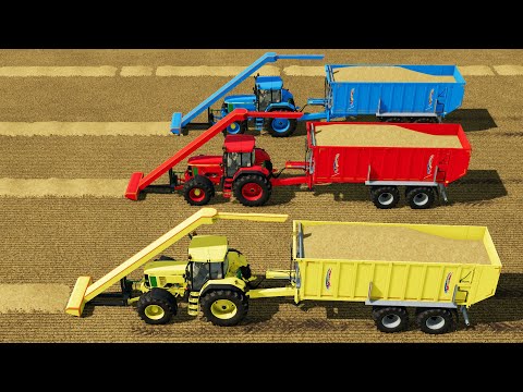 TOOLS OF COLORS ! COLORED STRAW PICKING TOOLS ! CLEANING FIELD ! Farming Simulator 22