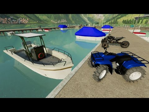 Trading Mud ATVs for boat and making TONS of money | Farming Simulator 22