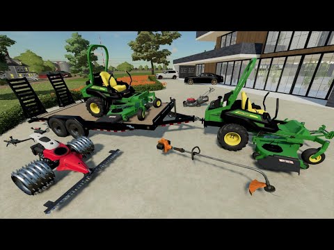 Trading trucks to start the best lawn mower business | Farming Simulator 22