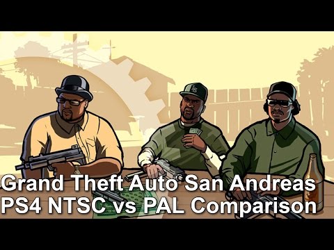 UPDATED Grand Theft Auto San Andreas PS4 Frame-Rate Test [UK vs US]