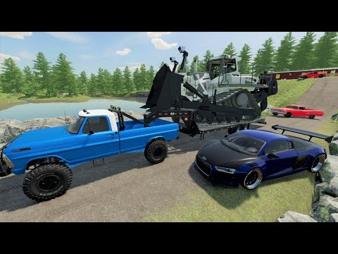 We repo a house and expensive race car | Farming Simulator 22