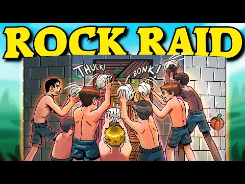 we rock raided a base in rust…