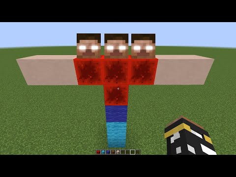 what if you create a BLOOD TRIPLE HEROBRINE in MINECRAFT