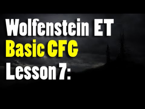 Wolfenstein Enemy Territory : CFG Lesson 7 Mouse sensitivity