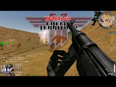 Wolfenstein: Enemy Territory Multiplayer 2020 Oasis Brutal Enemy | 4K