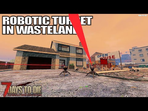 2 Maxed Turrets VS Wasteland | 7 Days to Die Alpha 20 Gameplay | Part 66