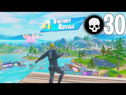 30 Elimination Solo vs Squads Win Full Gameplay Fortnite Chapter 3 Season  3 (PS4 Controller)