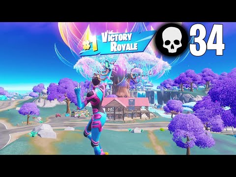 34 Elimination Solo vs Squads Win Full Gameplay Fortnite Chapter 3 Season 3