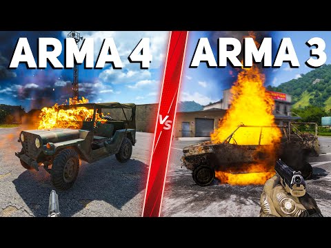 Arma 4 ENGINE vs Arma 3 – Direct Comparison! Attention to Detail & Graphics! PC ULTRA 4K