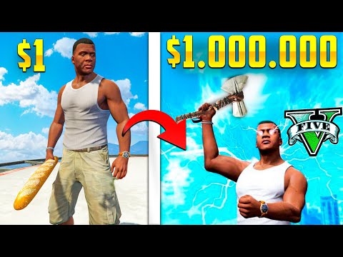 ARMA DE 1$ vs ARMA MILLONARIA en GTA 5 (MODS)- ElChurches
