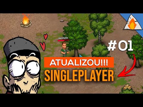 ATUALIZOU!!! AGORA CRYOFALL TEM SINGLEPLAYER! GAMEPLAY PT-BR | REBIZOIADA