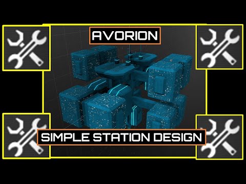 Avorion: Building a Simple Station.