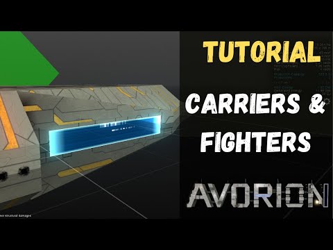 Avorion – Tutorial – Carriers & Fighters – Building Your Carrier And Getting Custom Fighters