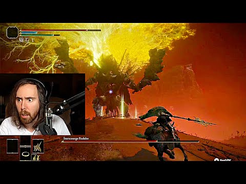 Best Elden Ring player Asmongold oneshots Radahn (world record)