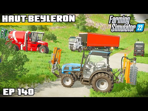 BIG VINEYARD EXPANSION + PREPRUNING | Farming Simulator 22 – Haut-Beyleron | Episode 140