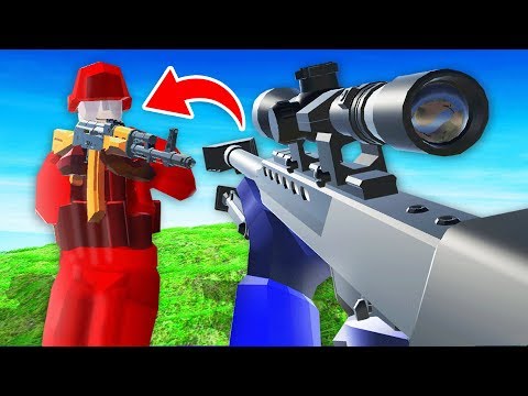 BIGGEST SNIPER RIFLE EVER vs CLOSE QUARTER COMBAT IN RAVENFIELD (Ravenfield Funny Gameplay)