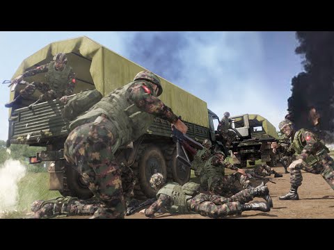 BURMESE CONVOY AMBUSHED BY PDF – ARMA III CINEMATIC GAMEPLAY
