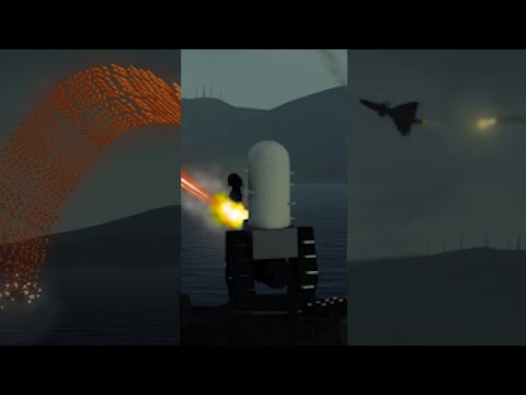 C-RAM shot down Fighter Jet – Phalanx CIWS – Military Simulation – ArmA 3 #Shorts