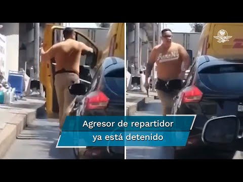 Cae instructor de gimnasio que atracó con un arma a conductor de empresa DHL