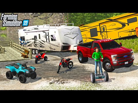 CAMPING TRIP FOR MEMORIAL DAY | Farming Simulator 22