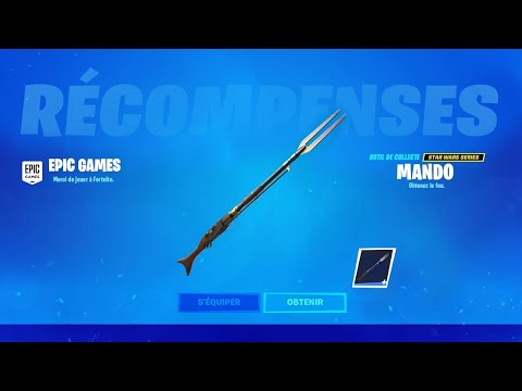 Comment avoir la PIOCHE MANDALORIAN gratuitement sur Fortnite !