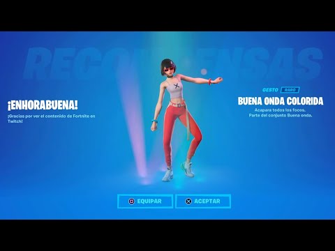 Como CONSEGUIR GRATIS el NUEVO BAILE *BUENA ONDA COLORIDA* en FORTNITE Temporada 3!! (MUY FÁCIL)