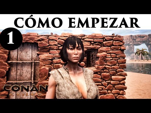 CONAN EXILES #1 – CÓMO EMPEZAR – SUBIR DE NIVEL – COCINAR –  GUÍA TUTORIAL EN ESPAÑOL